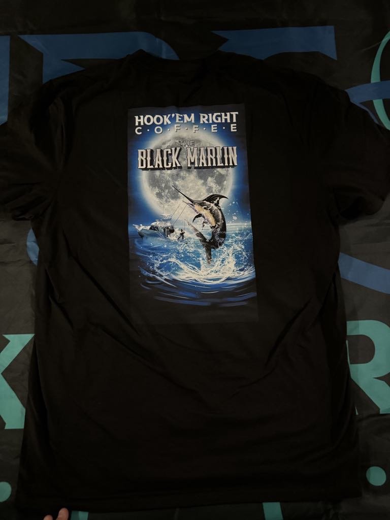 T-Shirt - Black Marlin (Black Color)