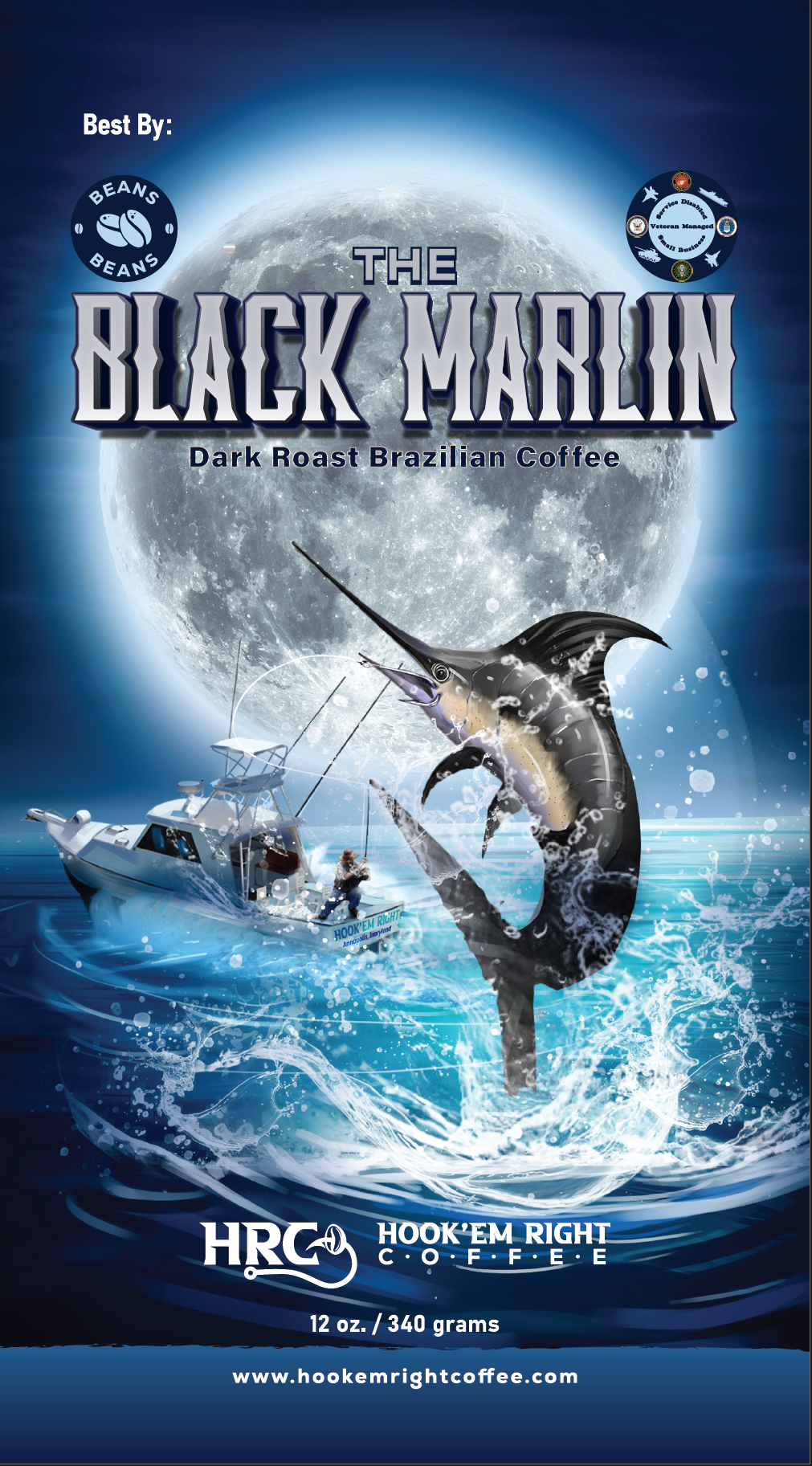 The Black Marlin - Dark Roast Brazilian Coffee