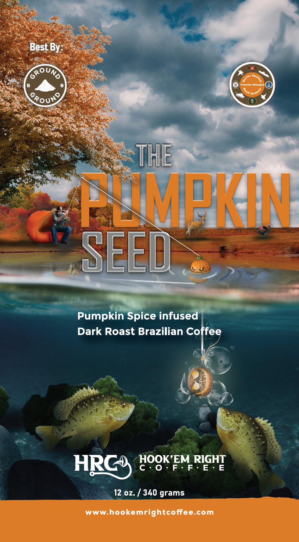 The Pumpkin Seed - Pumpkin Spice Infused Dark Roast Brazilian Coffee