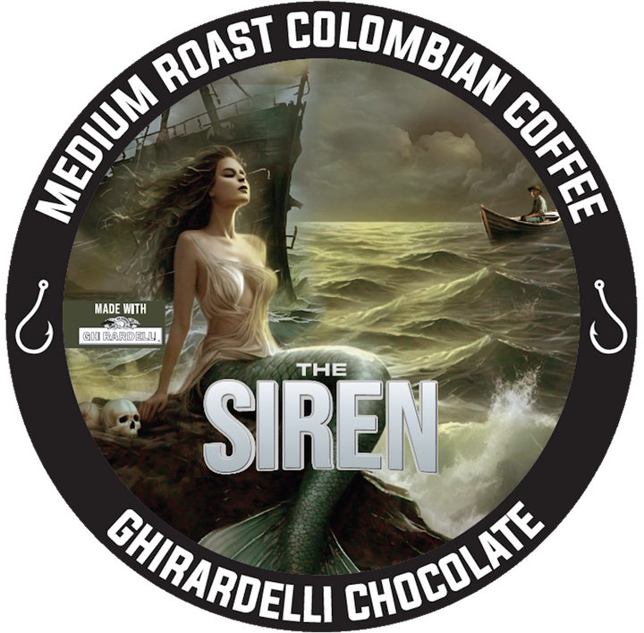 The Siren - Medium Roast Colombian Coffee With Ghirardelli Sweet Cocoa Powder